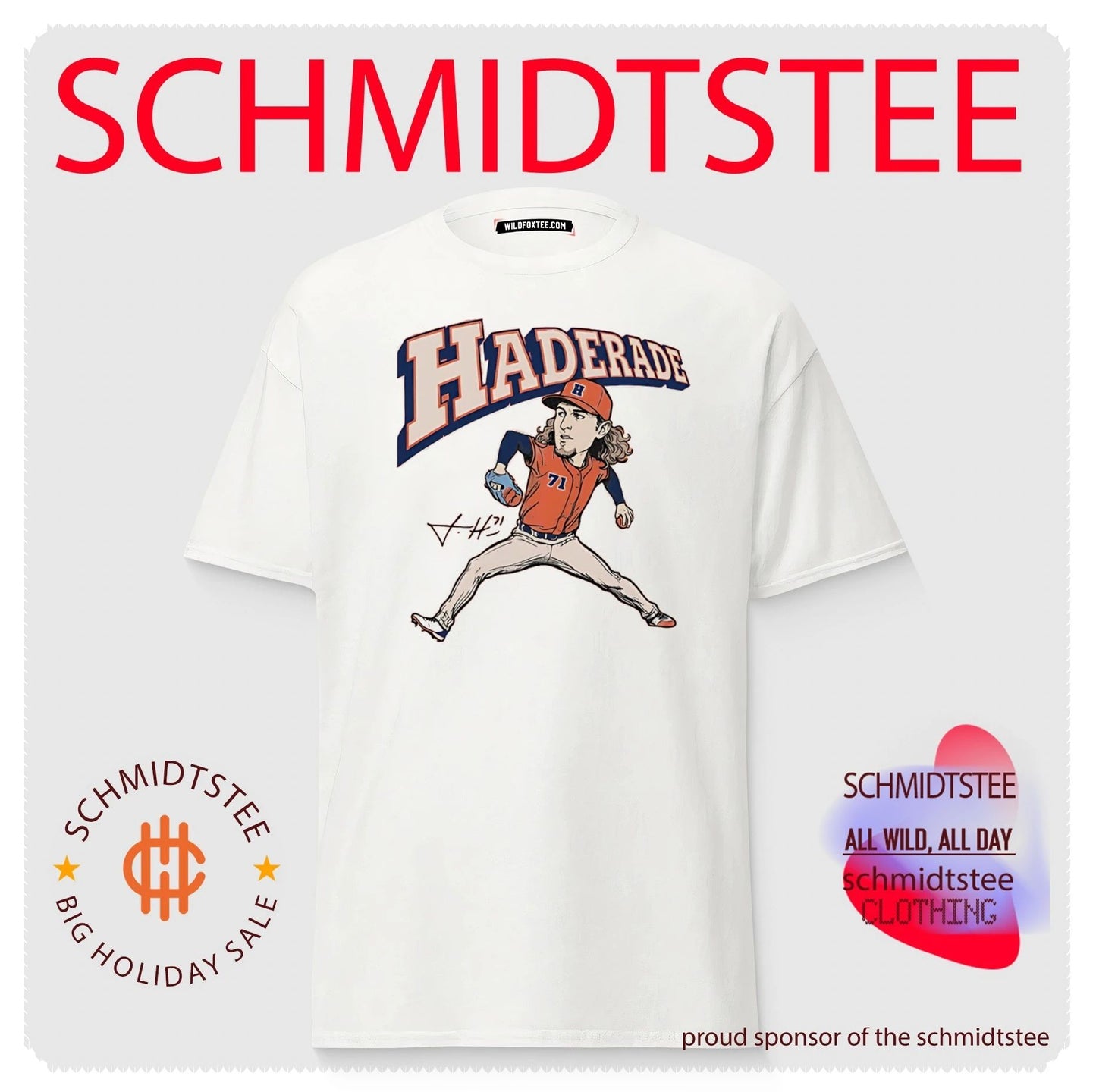 Houston Astros of Major League Baseball Josh Hader pitching pose shirt