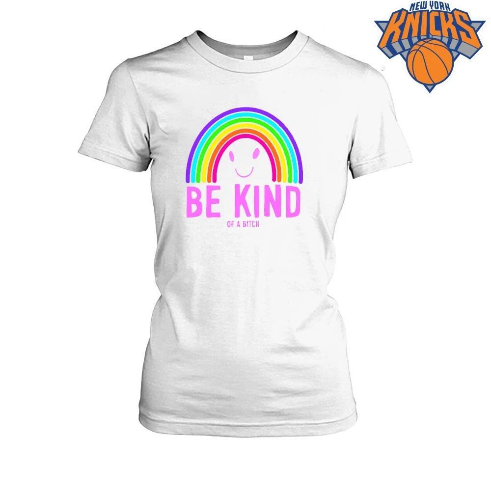 Be Kind Of A Bitch Pastel Rainbow Smile Sarcastic Meme shirt (1)
