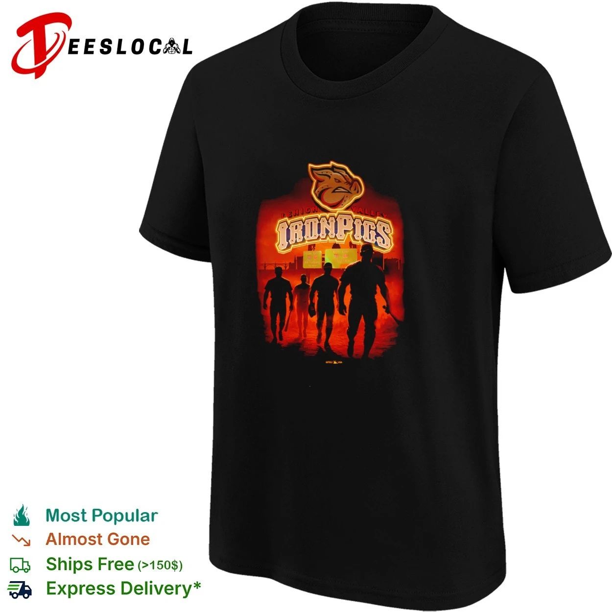 Lehigh Valley IronPigs Desperado Minor League Baseball T-shirt