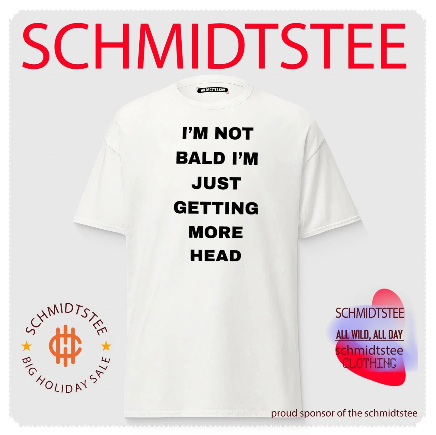 I’m not bald I’m just getting more head shirt