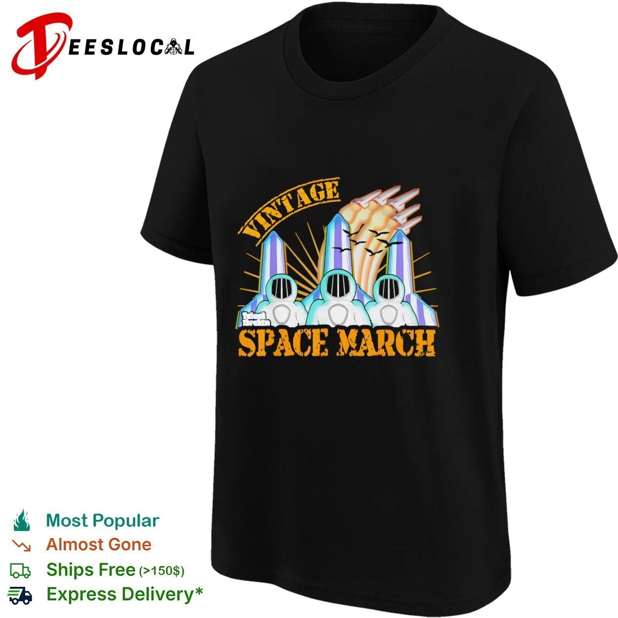 Vintage Space March Astronauts astronaut T-shirt