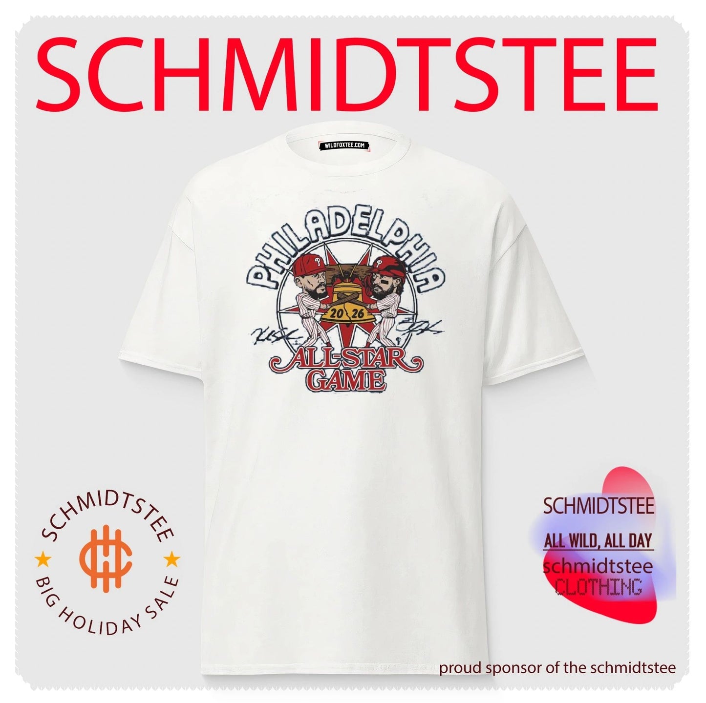Bryce Harper & Kyle Schwarber Philadelphia Phillies 2026 MLB All-Star Game Signature shirt