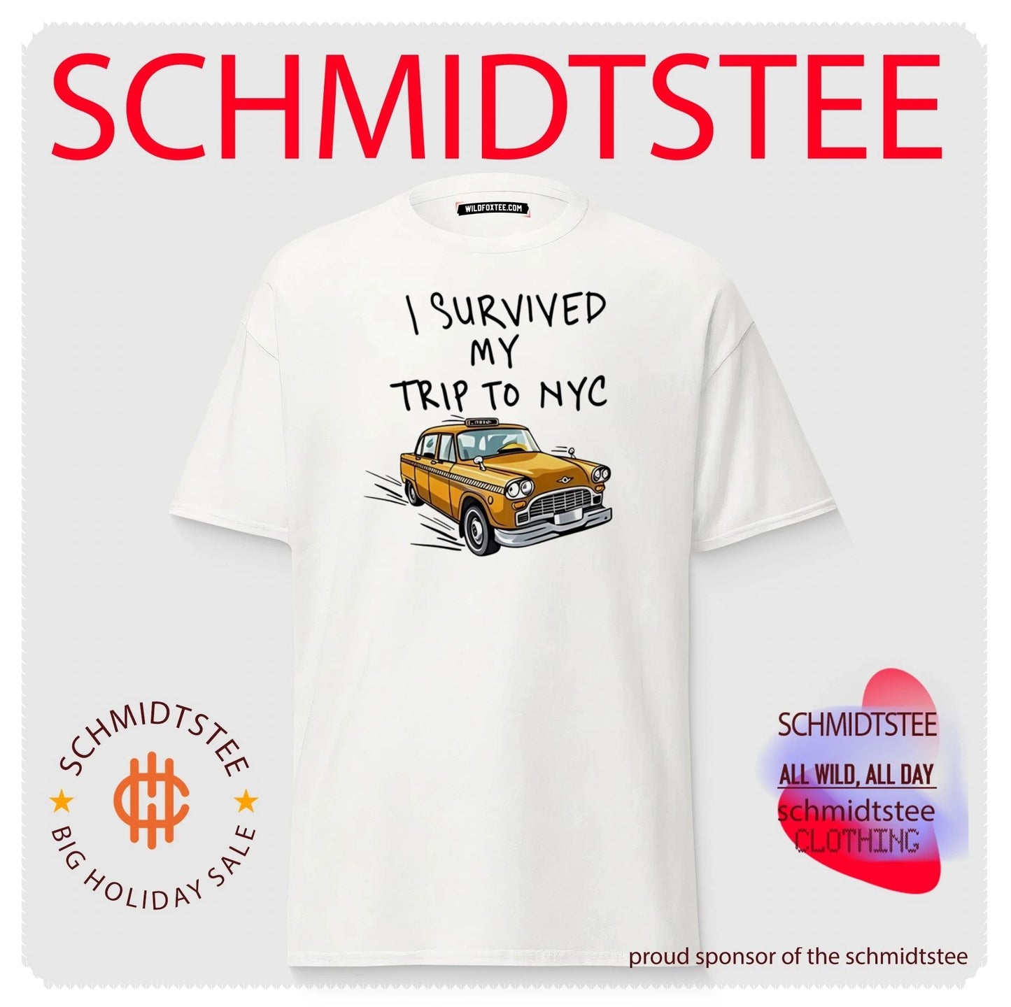 I Survived My Trip To NYC White car shirt
