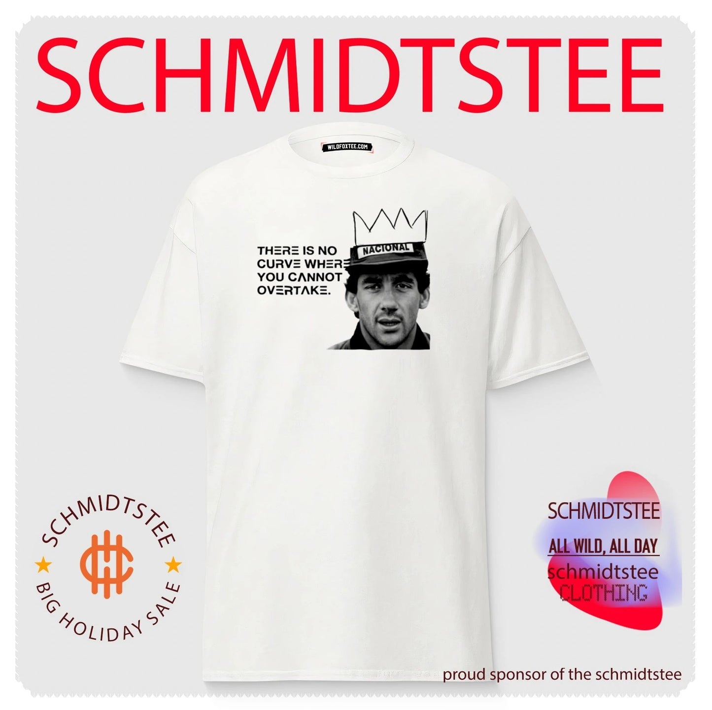 Ayrton Senna There Is No Curve Where You Cannot Overtake shirt