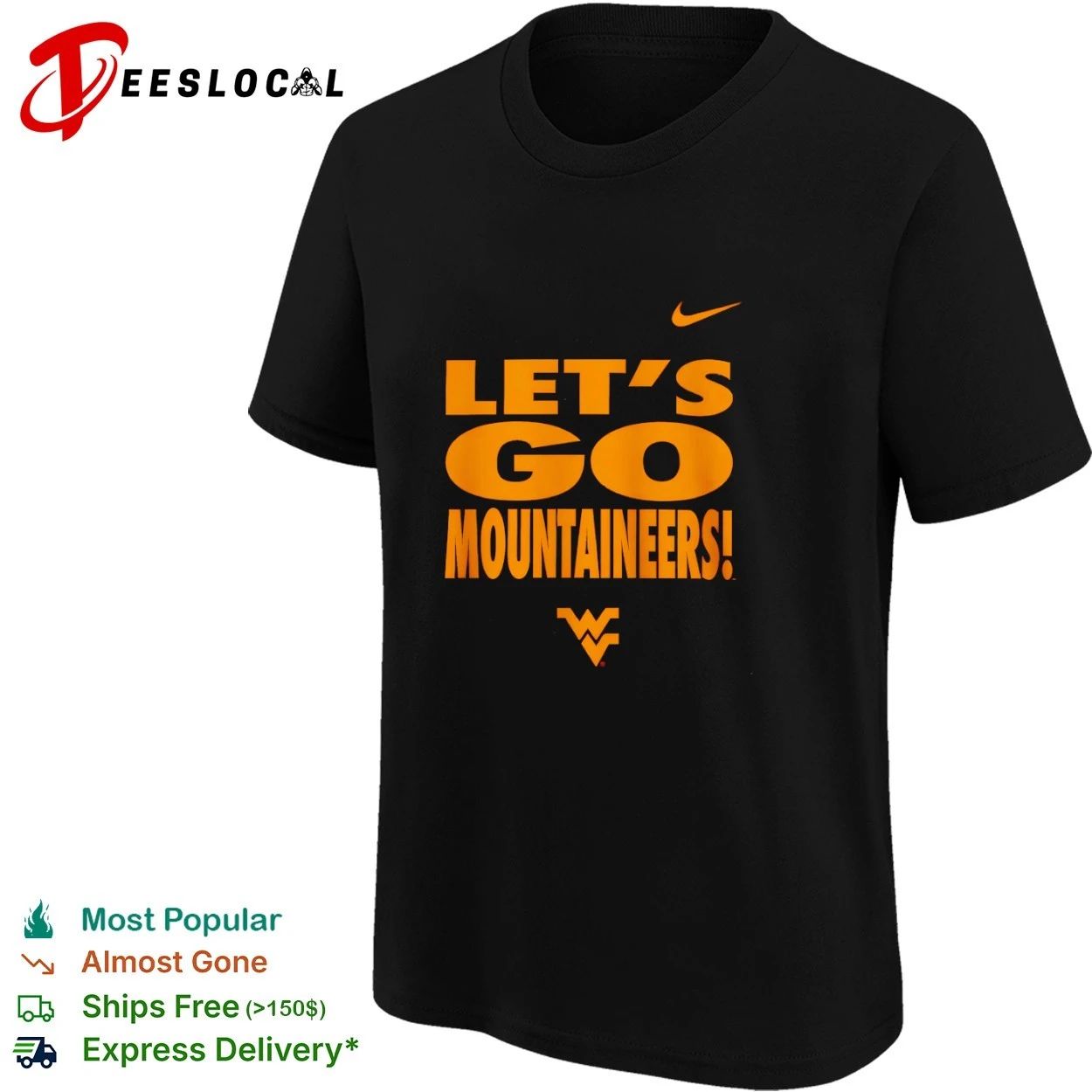 Let’s Go Mountaineers West Virginia Mountaineers T-shirt