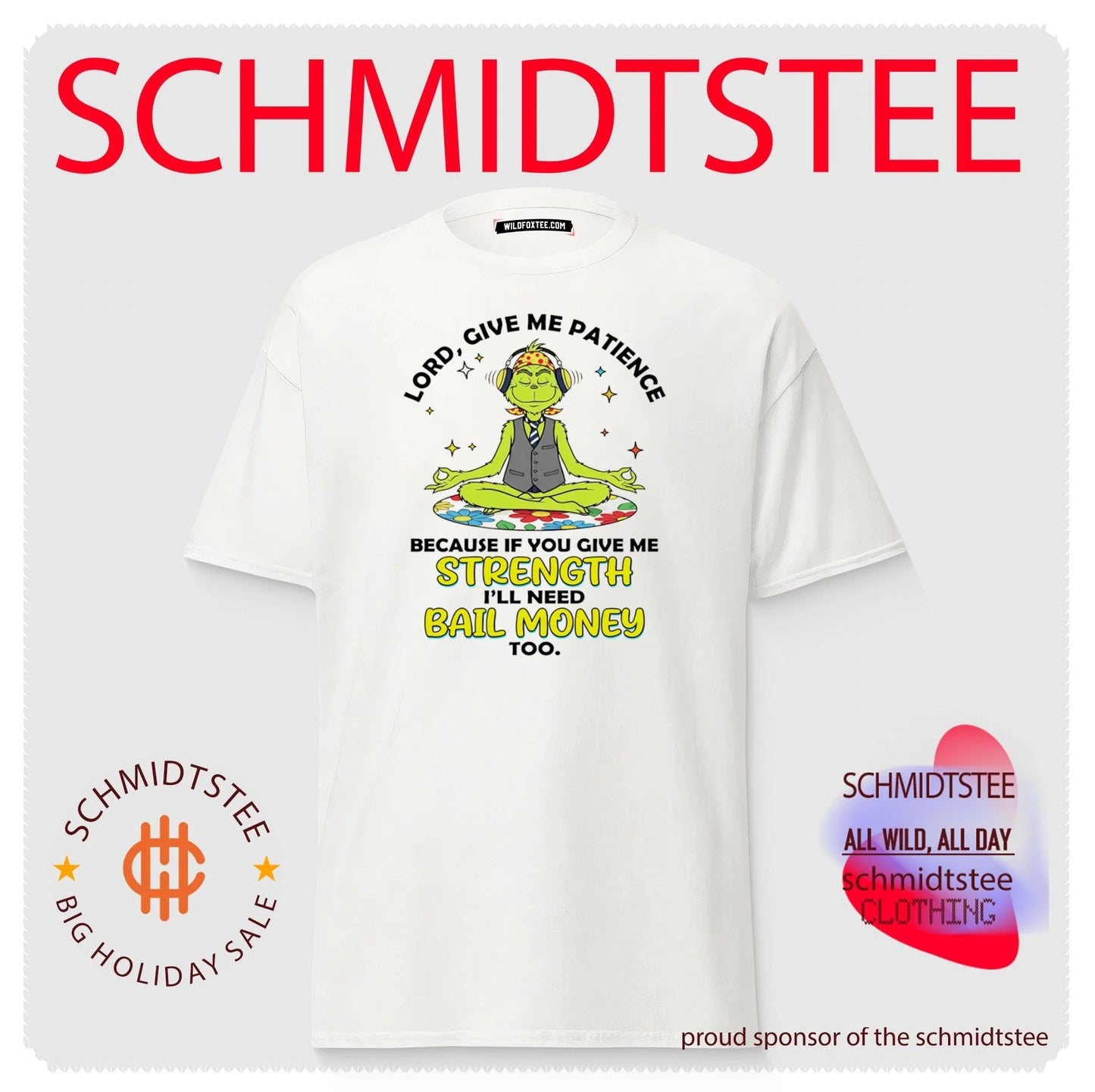 Lord Give Me Patience Because If You Give Me Strength I’ll Need Bail Money Too shirt