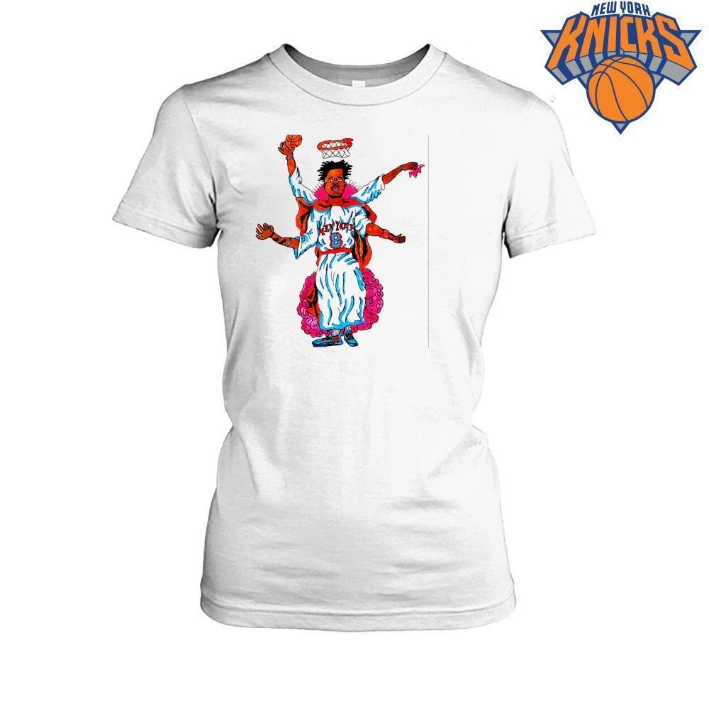 Six Armed New York 8 NBA Player Spiritual Graphic Illustration Tee Shirt