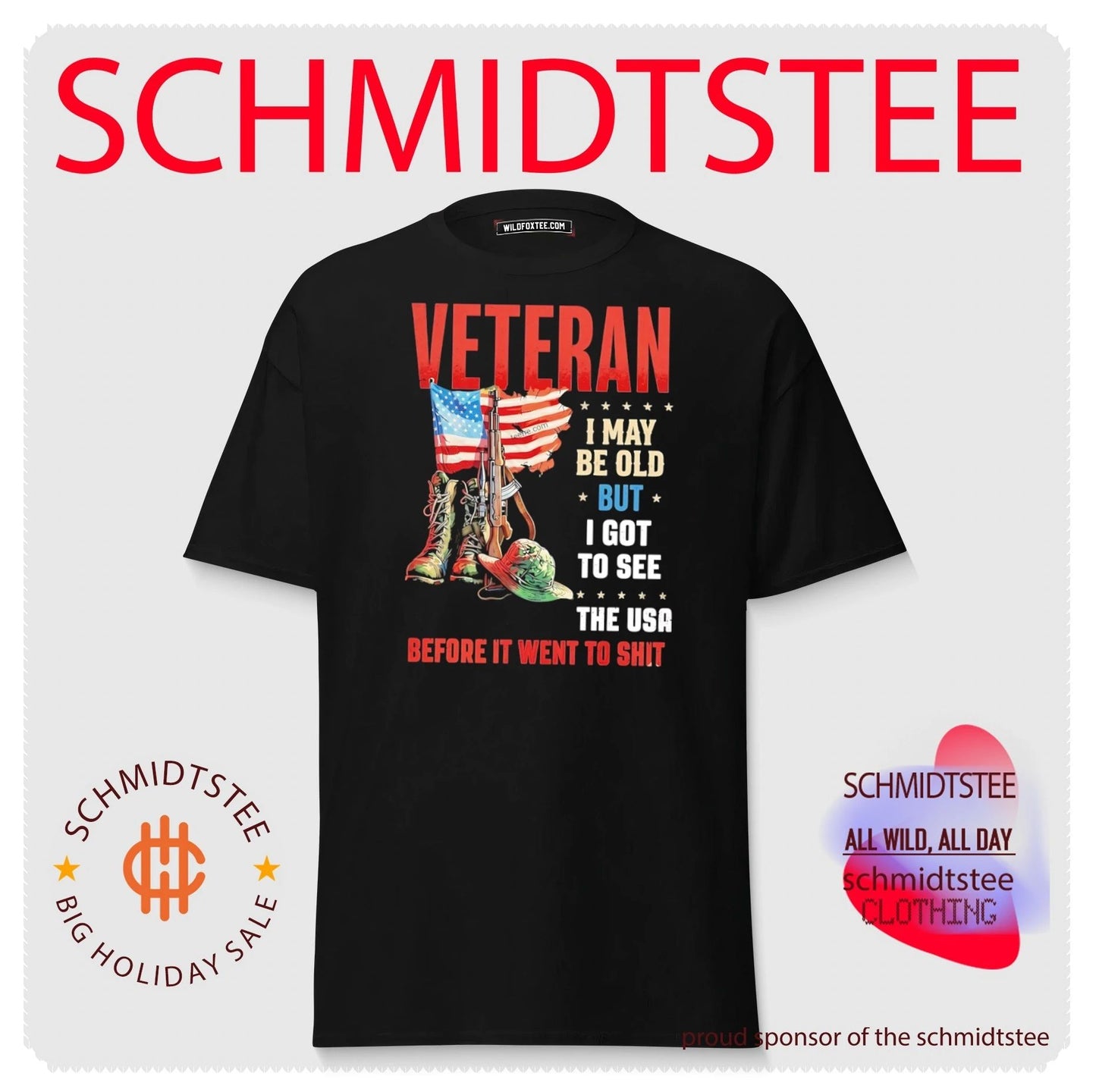 Veteran I may be old but I got to see the USA before it went to shit shirt