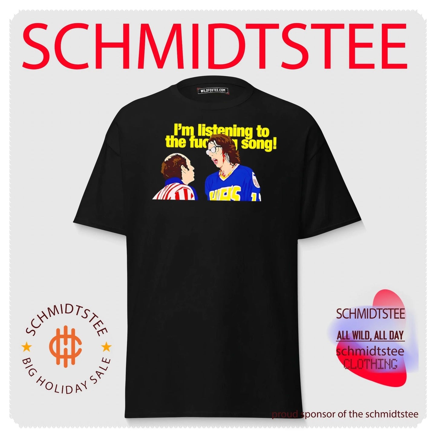 Hanson Brothers National Anthem I’m listening to the fucking song meme shirt