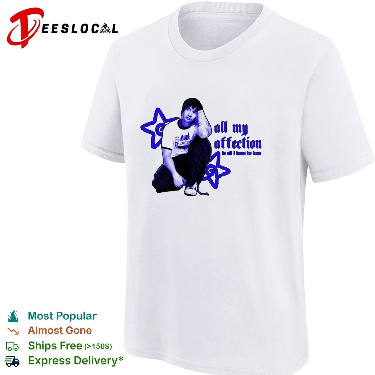 Luke Hemmings All My Affection Is All I Have to Lose T-shirt