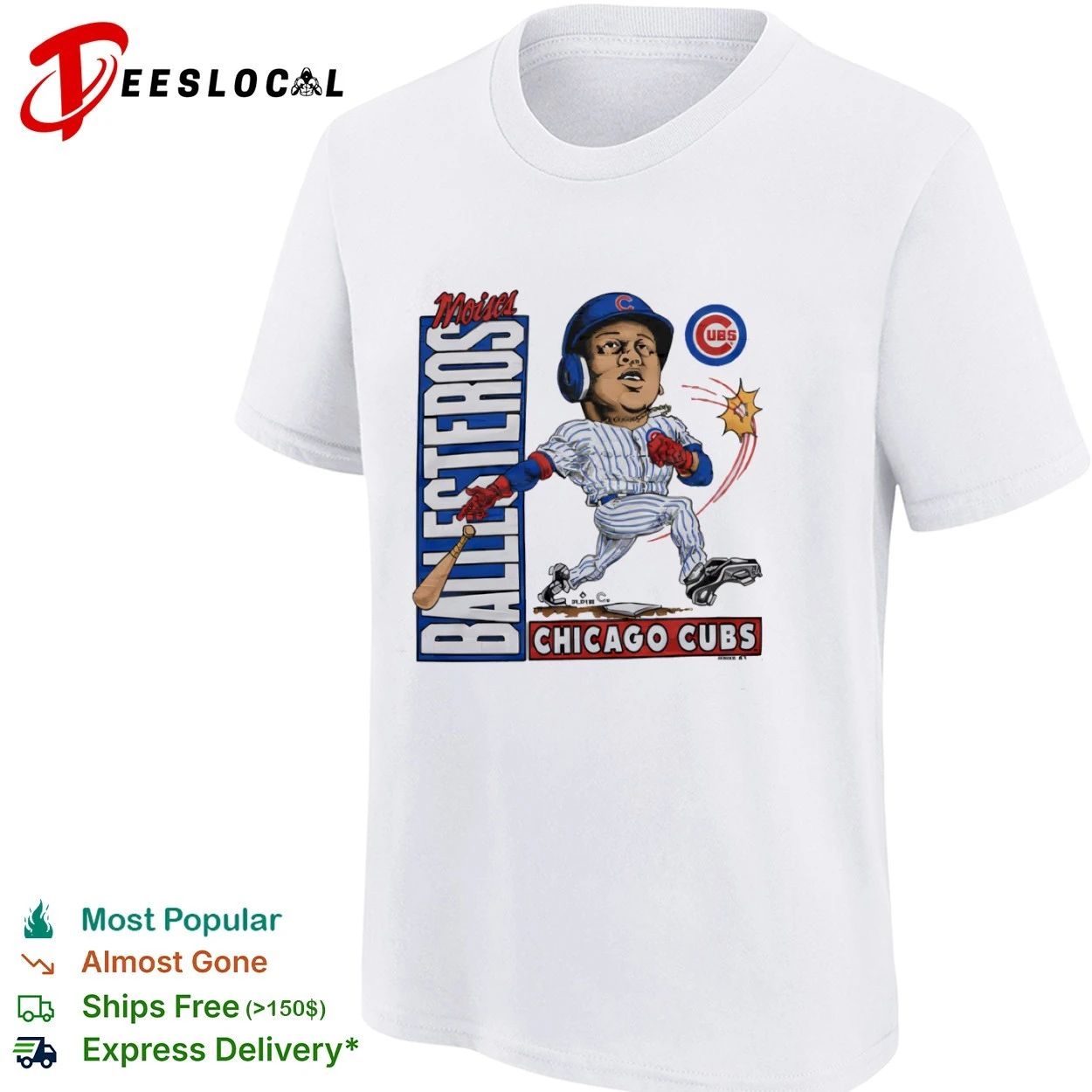 Moises Ballesteros Chicago Cubs MLB Baseball T-shirt