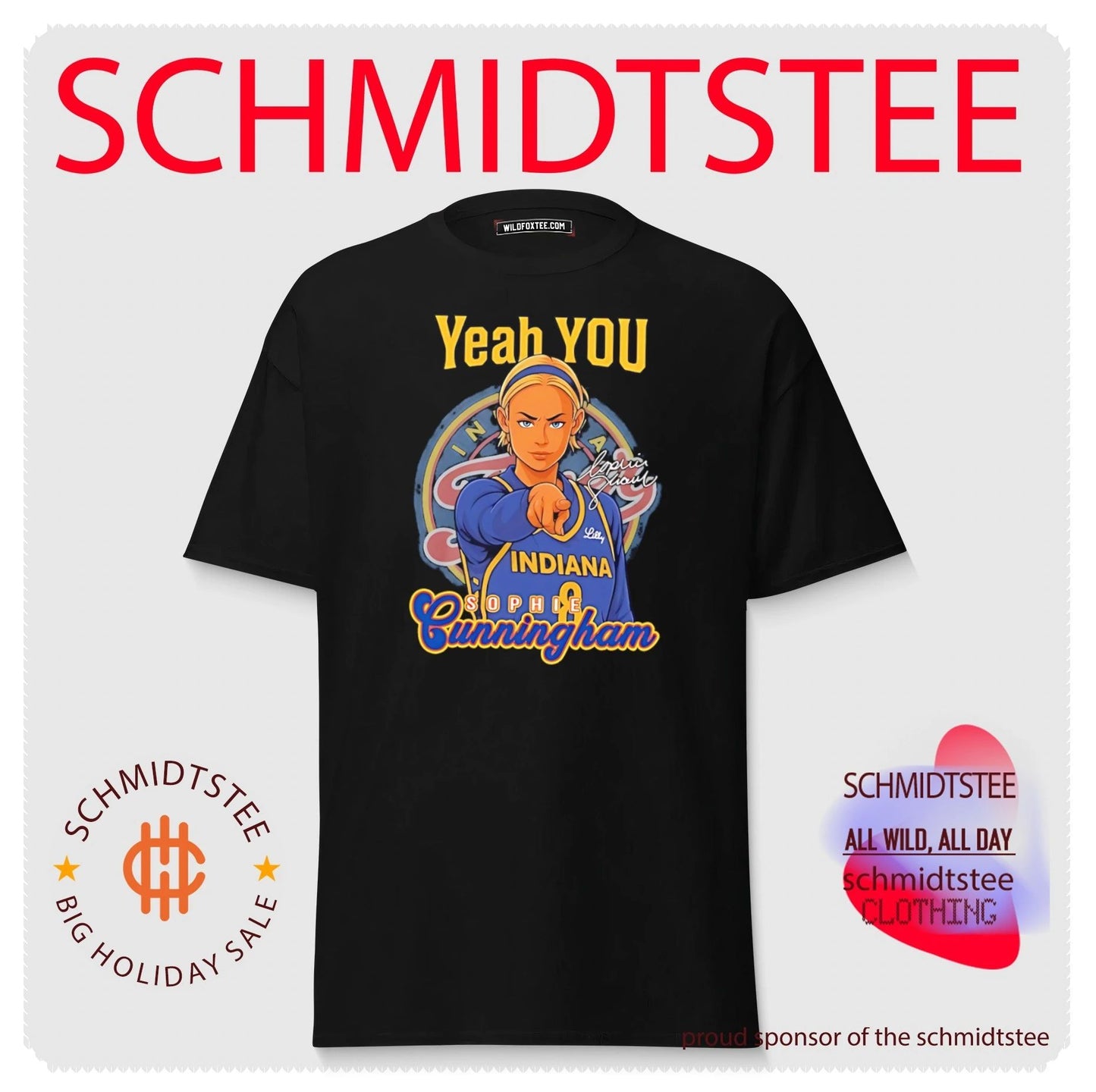 Indiana Fever Sophie Cunningham pointing yeah you signature shirt