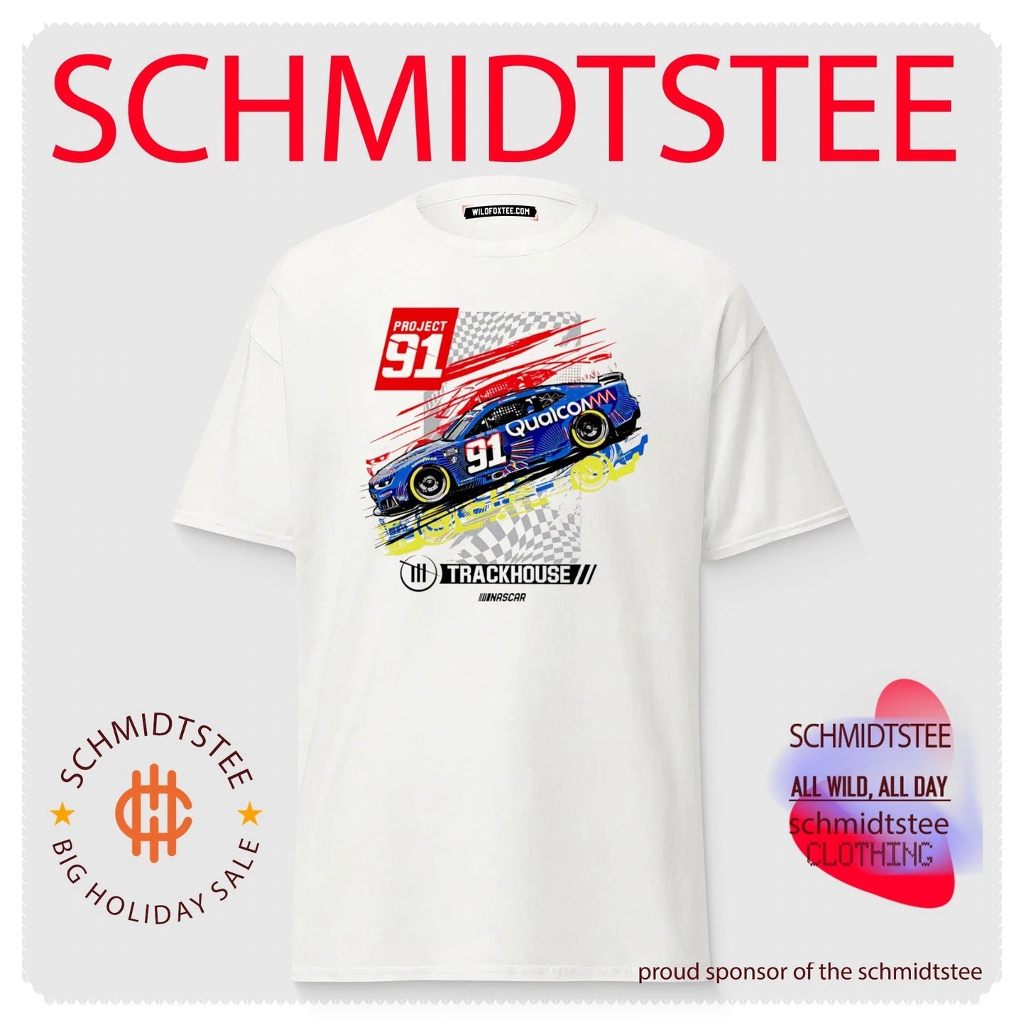 Kevin Magnussen Project 91 Trackhouse Racing Qualcomm NASCAR shirt