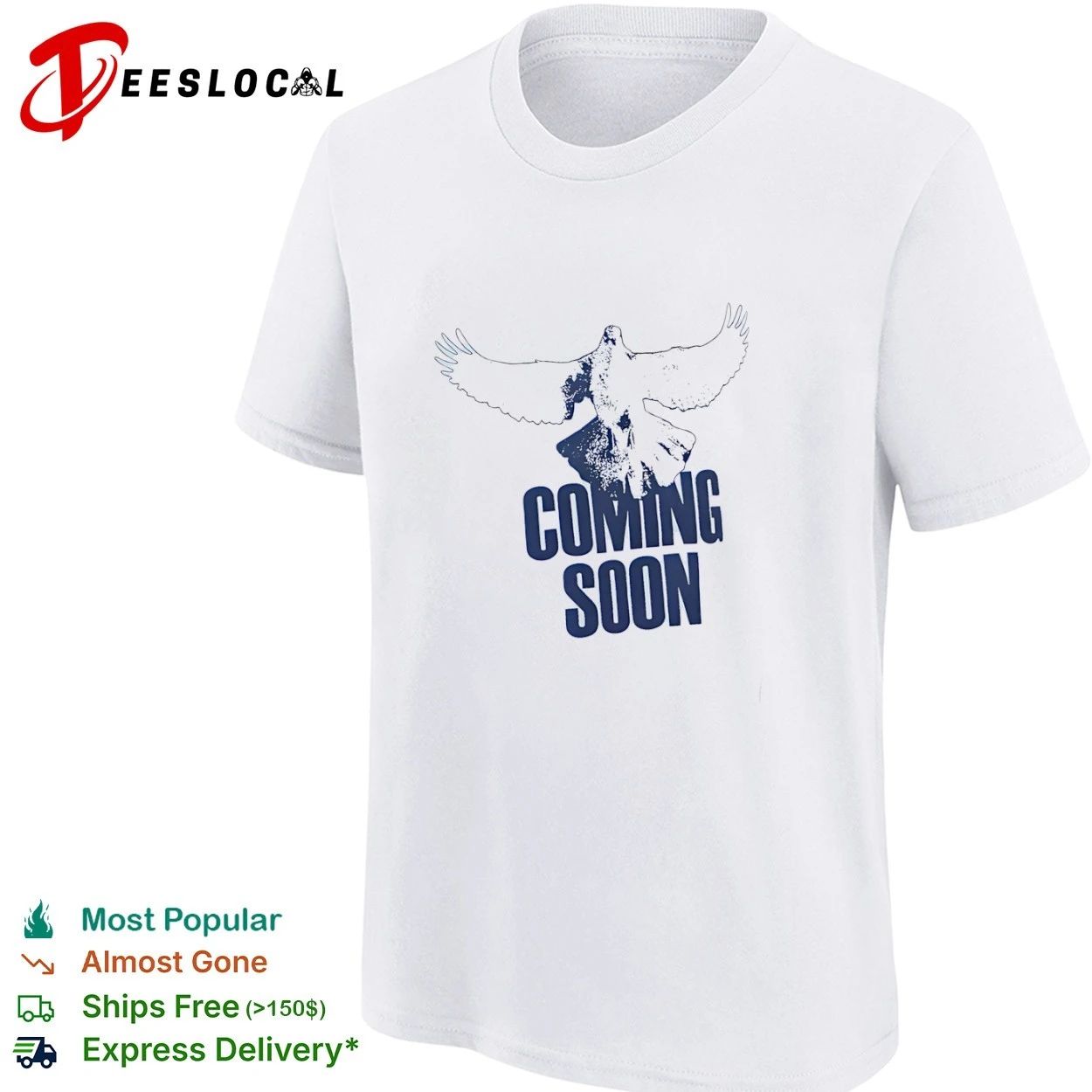 Coming Soon Dove inspirational bird T-shirt