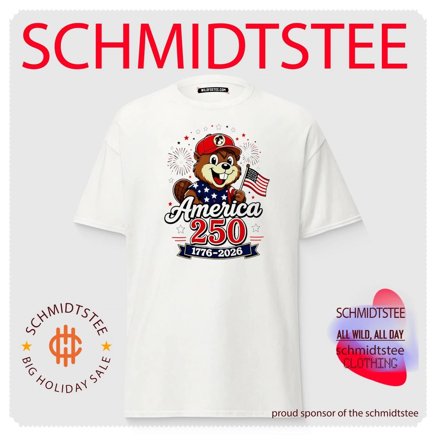 Buc-ee’s 4yh Of July America 250 Celebration 1776-2026 shirt