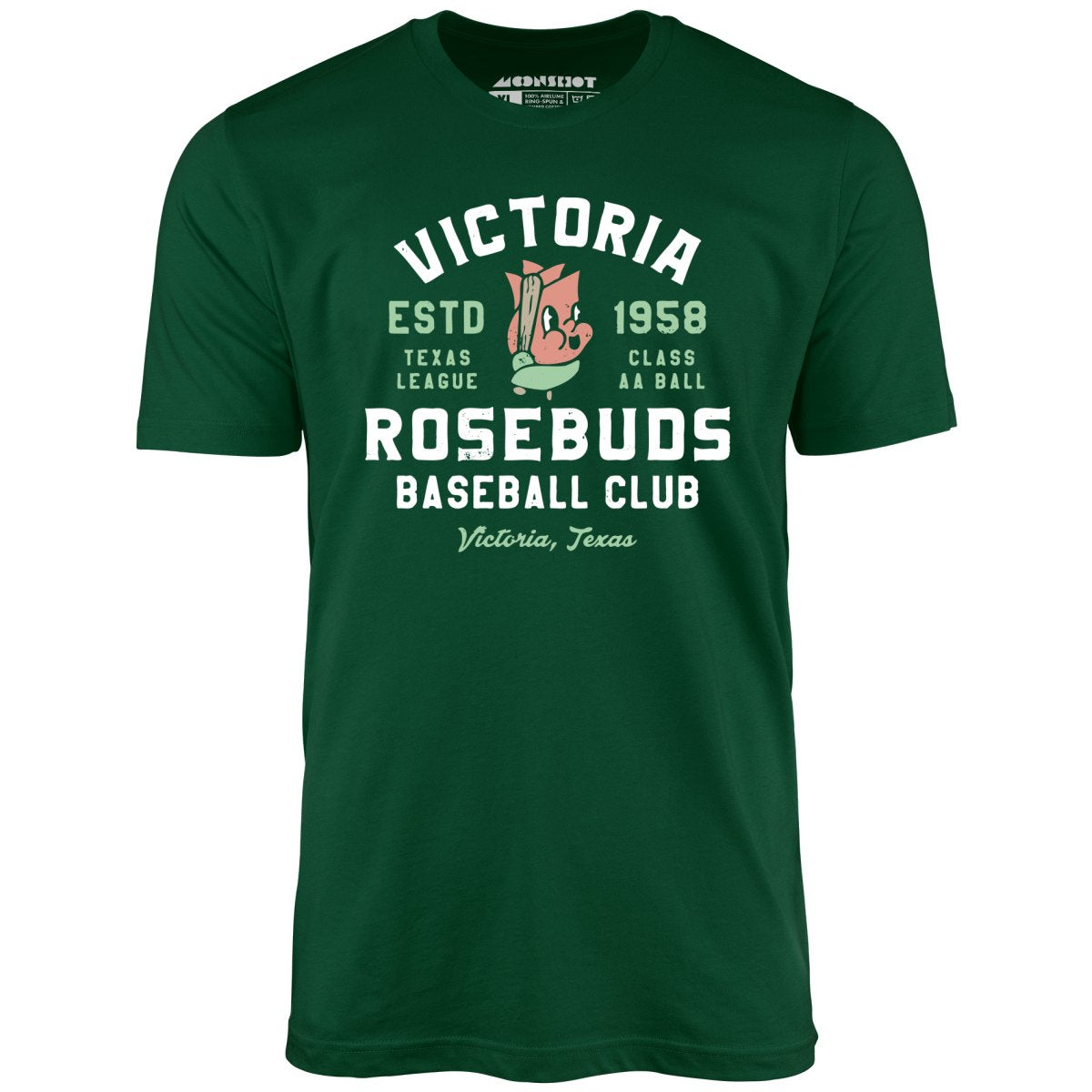 Victoria Rosebuds - Texas - Vintage Defunct Baseball Teams - Unisex T-Shirt