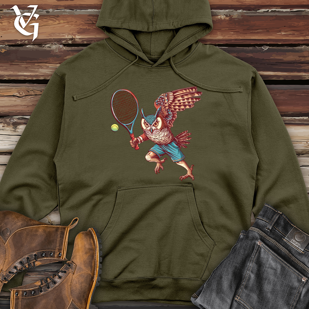 Owl Tennis Champion Midweight Hooded Sweatshirt