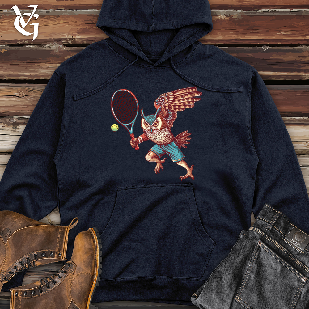 Owl Tennis Champion Midweight Hooded Sweatshirt