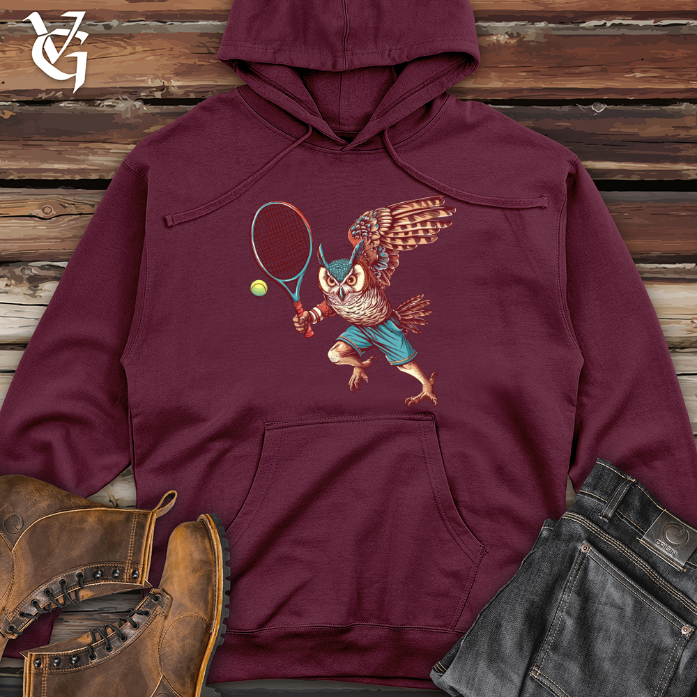 Owl Tennis Champion Midweight Hooded Sweatshirt