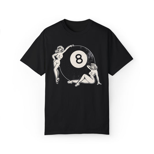 Vintage 8 Ball 50's 60's Style Graphic Unisex T-Shirt