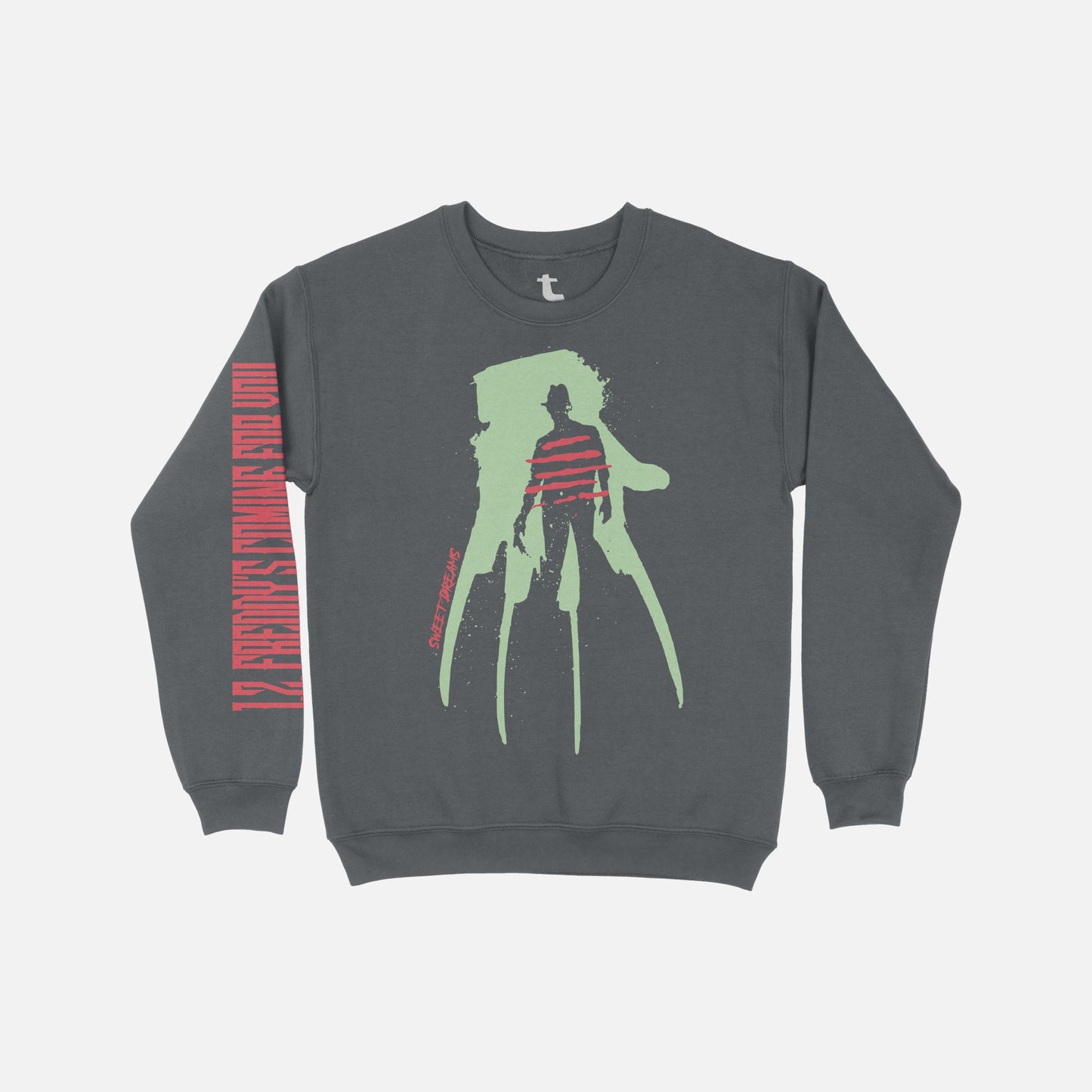 1 2 Freddy's Coming for You Horror Movie Sweatshirt