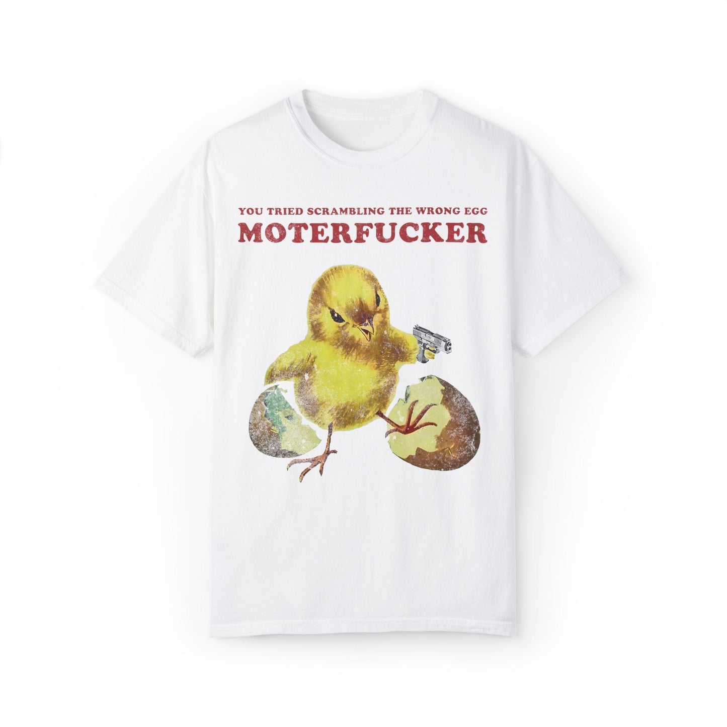 Vintage Angry Chick Funny Graphic Tee