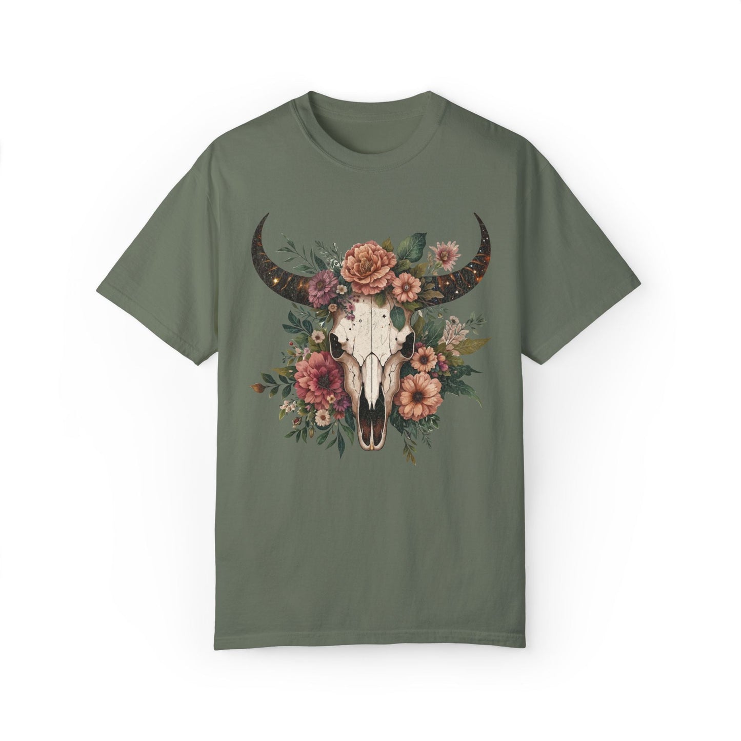 Vintage Cow Skull Western T-Shirt
