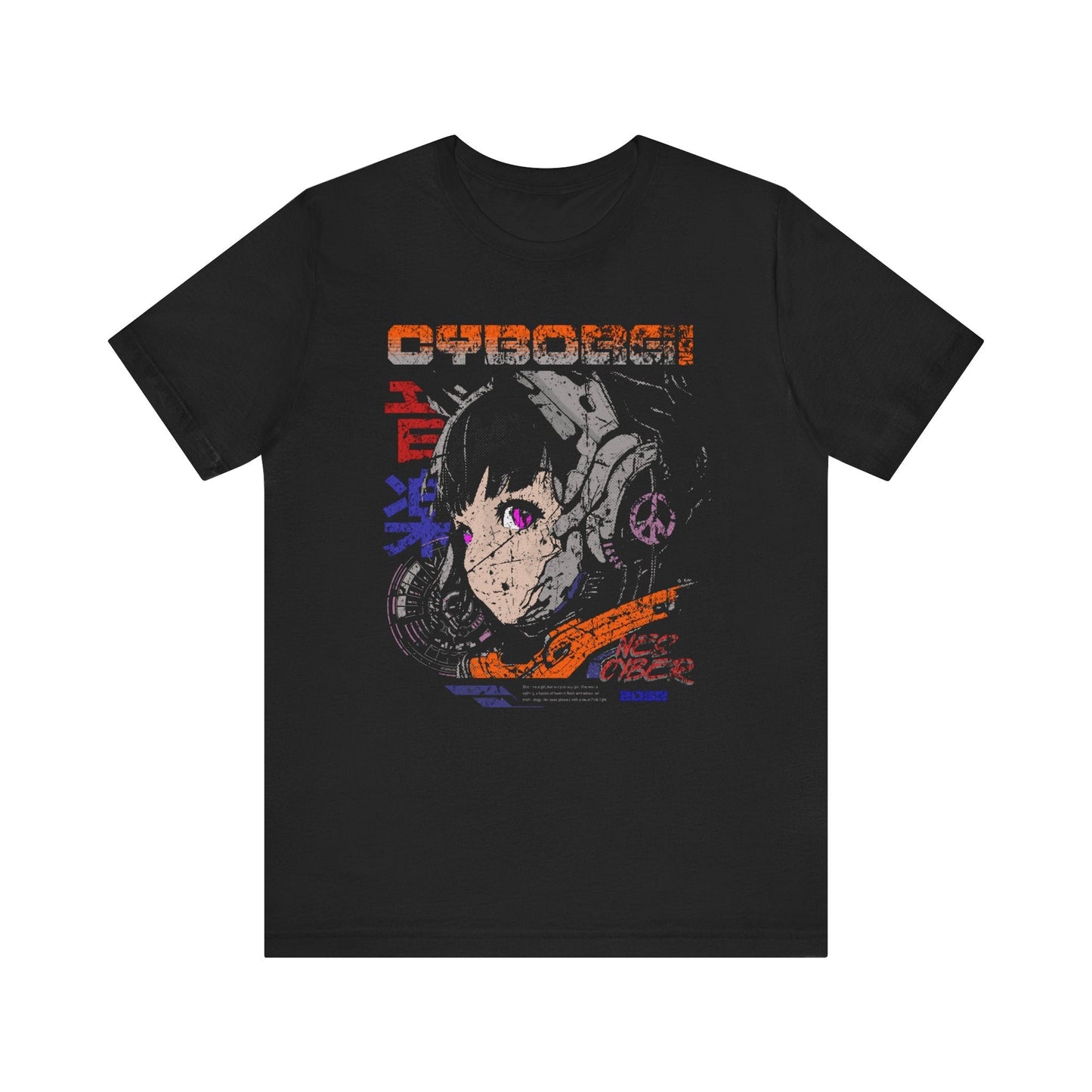 Vintage CYBORG T-shirt. Retro Graphic Tee. Manga Anime Lovers Tee.