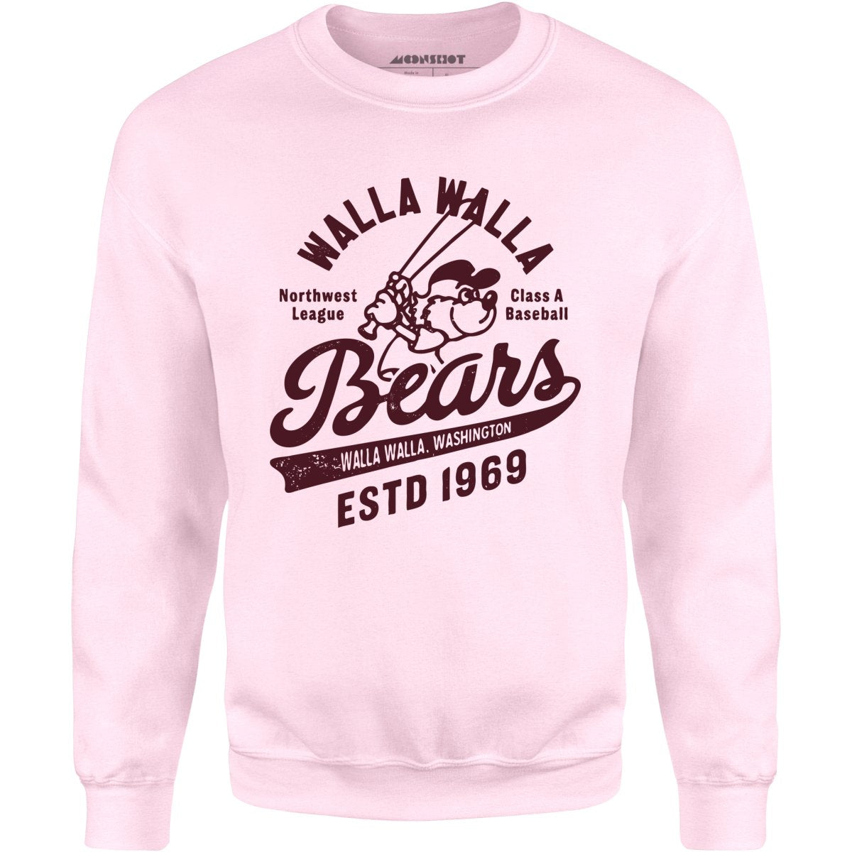 Walla Walla Bears - Washington - Vintage Defunct Baseball Teams - Unisex Sweatshirt