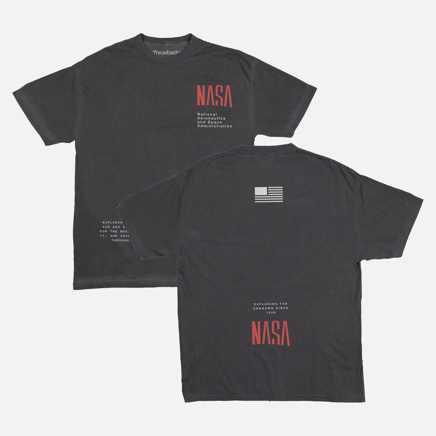 NASA Streetwear Graphic Tee Shirt