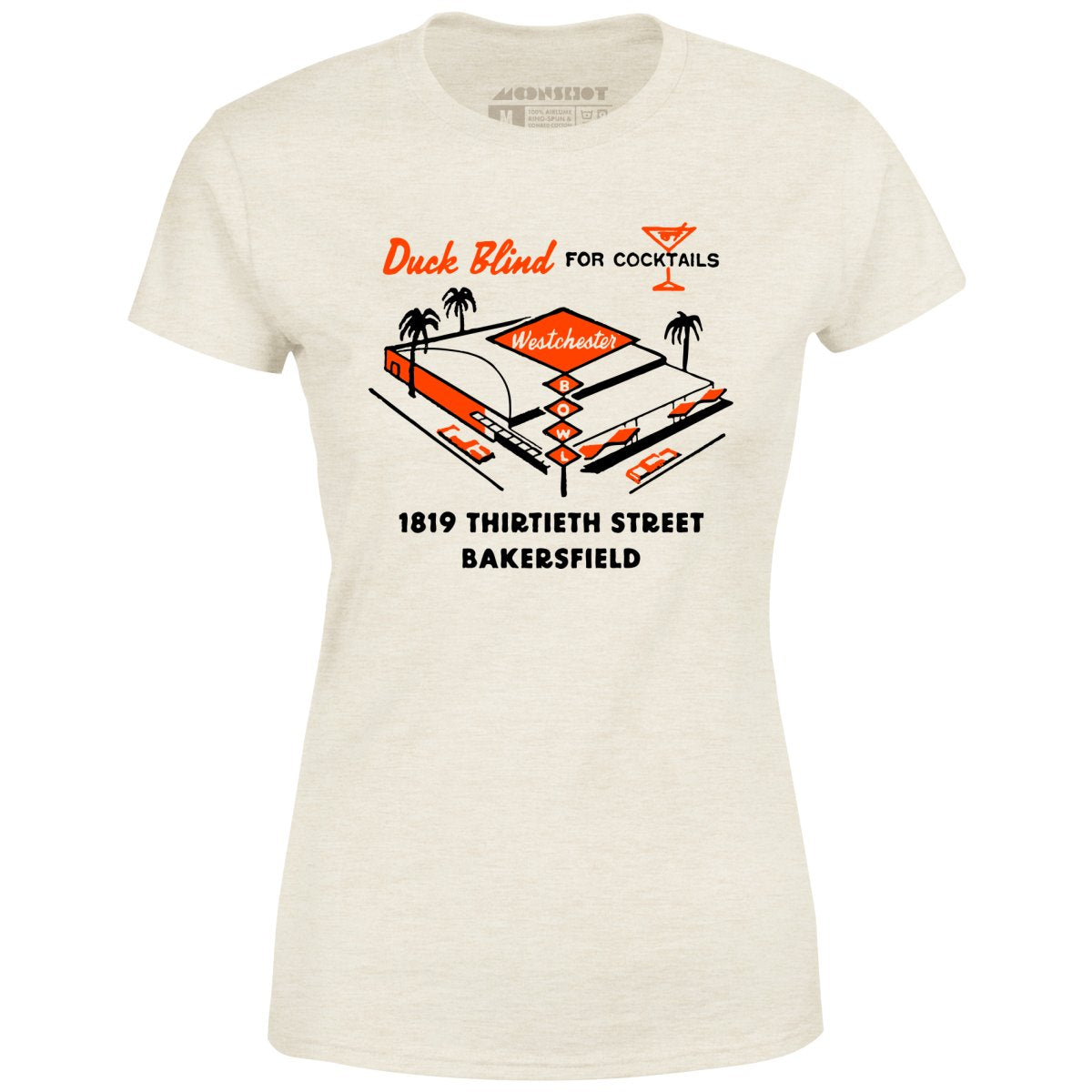 Westchester Bowl v2 - Bakersfield, CA - Vintage Bowling Alley - Women's T-Shirt