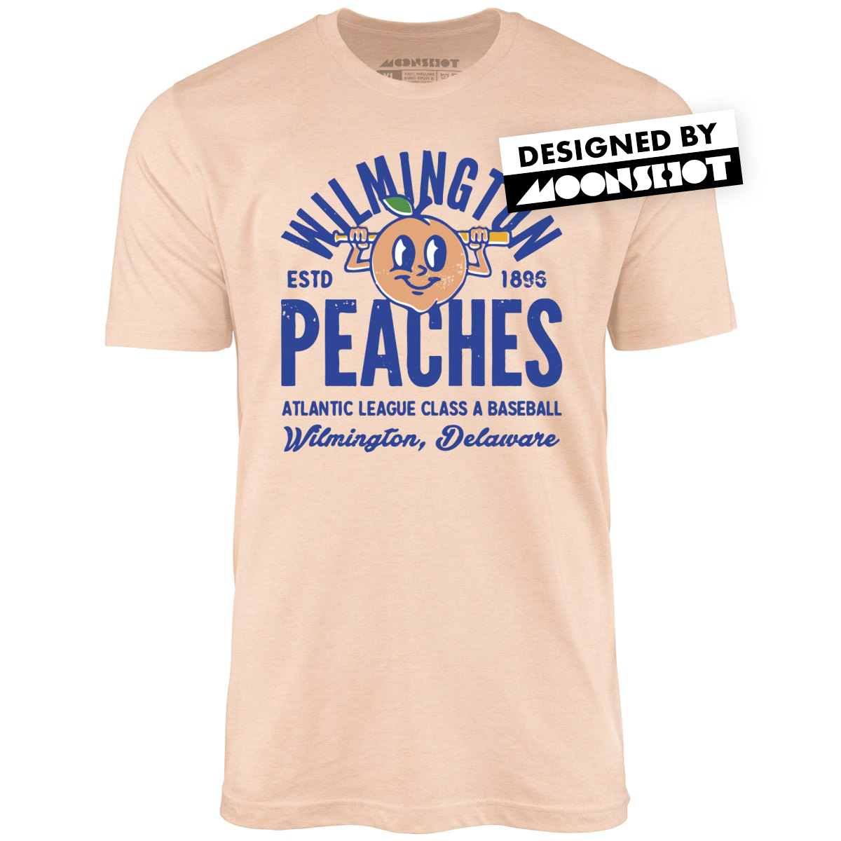 Wilmington Peaches - Delaware - Vintage Defunct Baseball Teams - Unisex T-Shirt