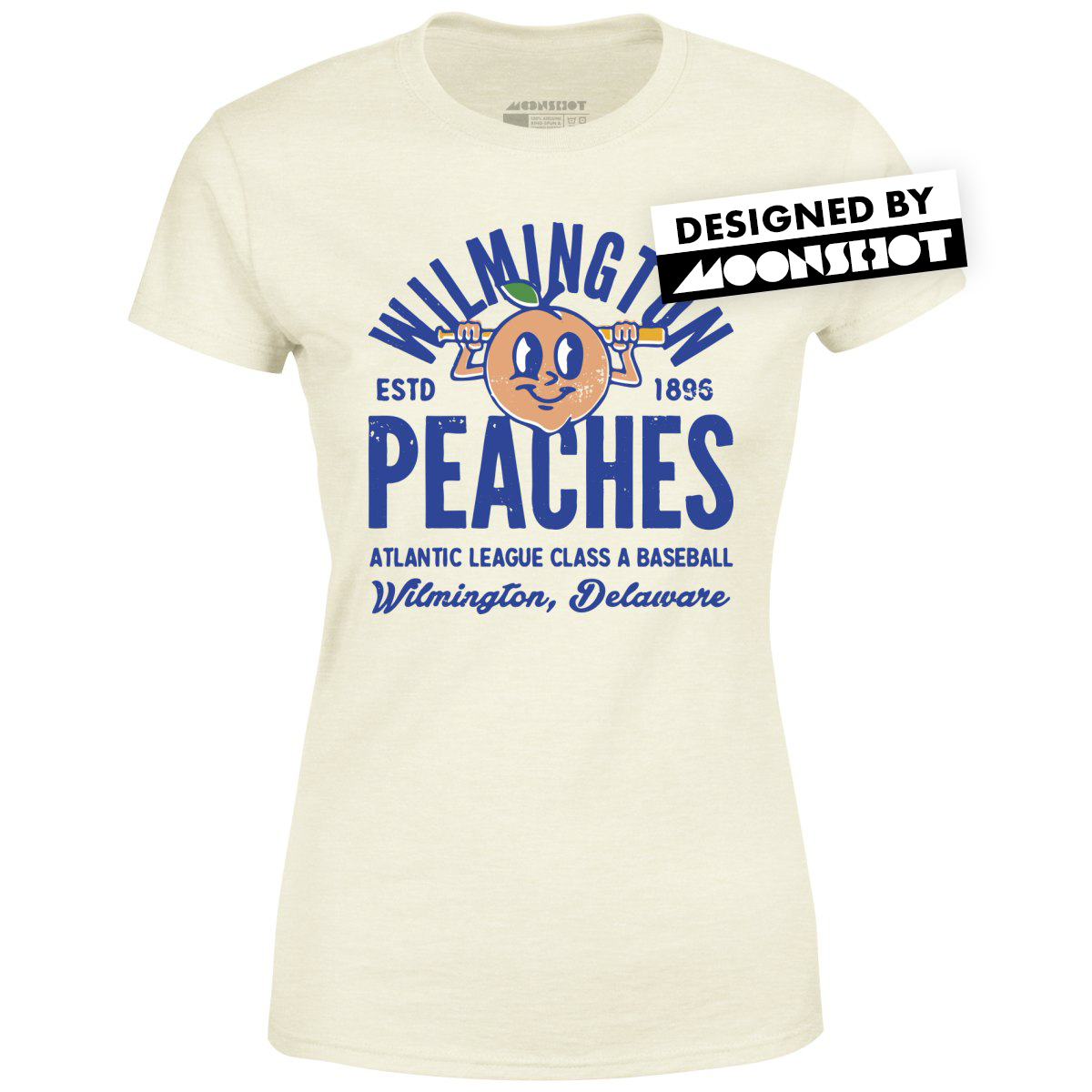 Wilmington Peaches - Delaware - Vintage Defunct Baseball Teams - Women's T-Shirt