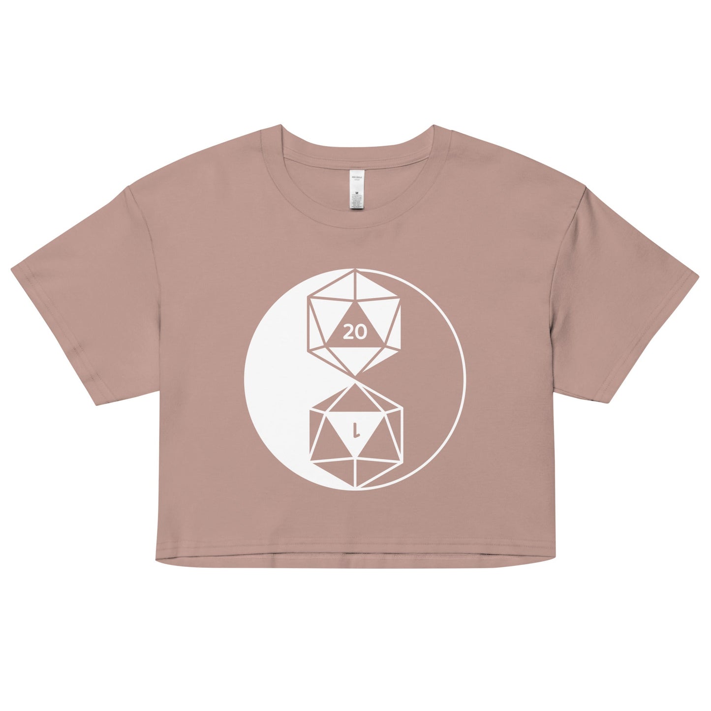 Dice Yin Yang Women's Crop Tee