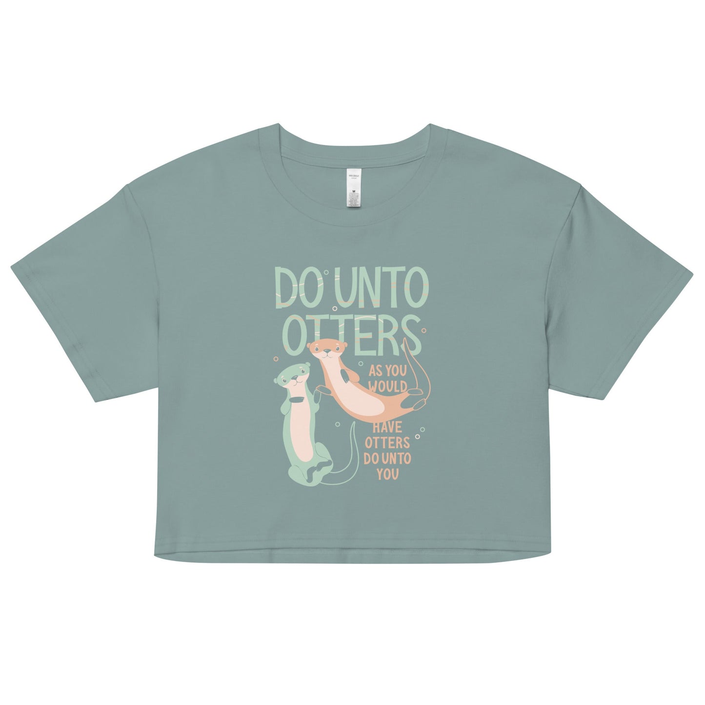 Do Unto Otters Women's Crop Tee