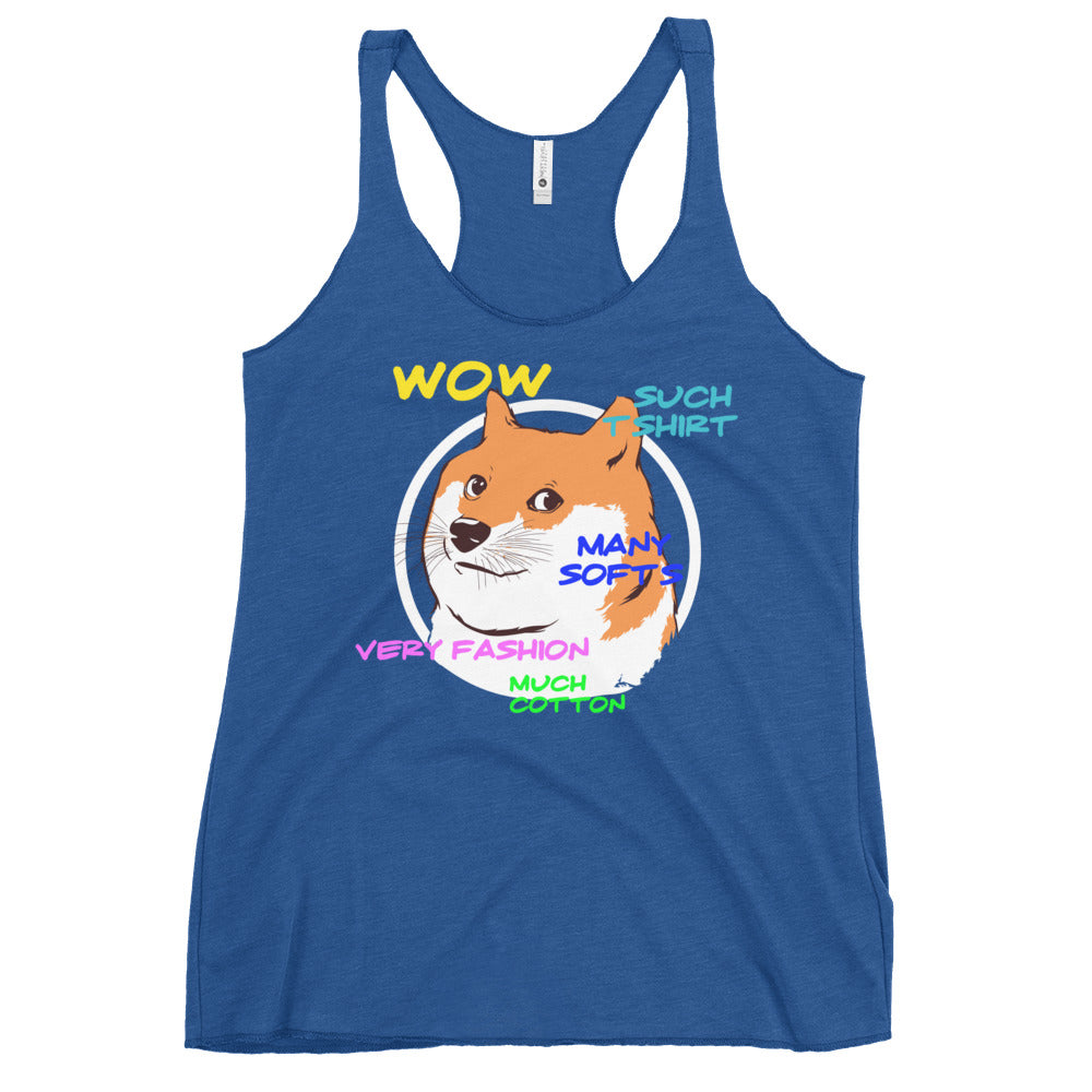 Doge Shirt Women's Racerback Tank