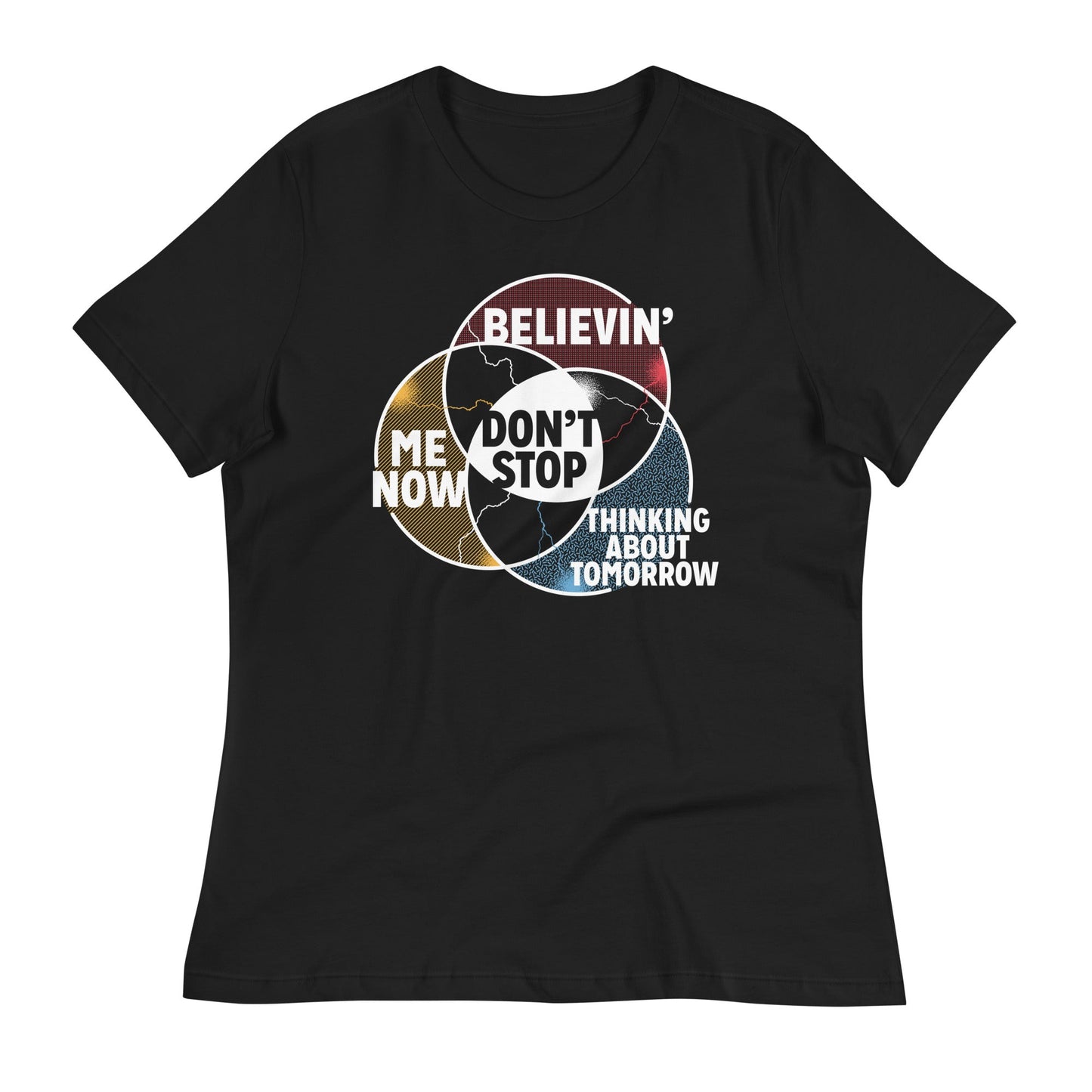 Don't Stop Venn Diagram Women's Signature Tee