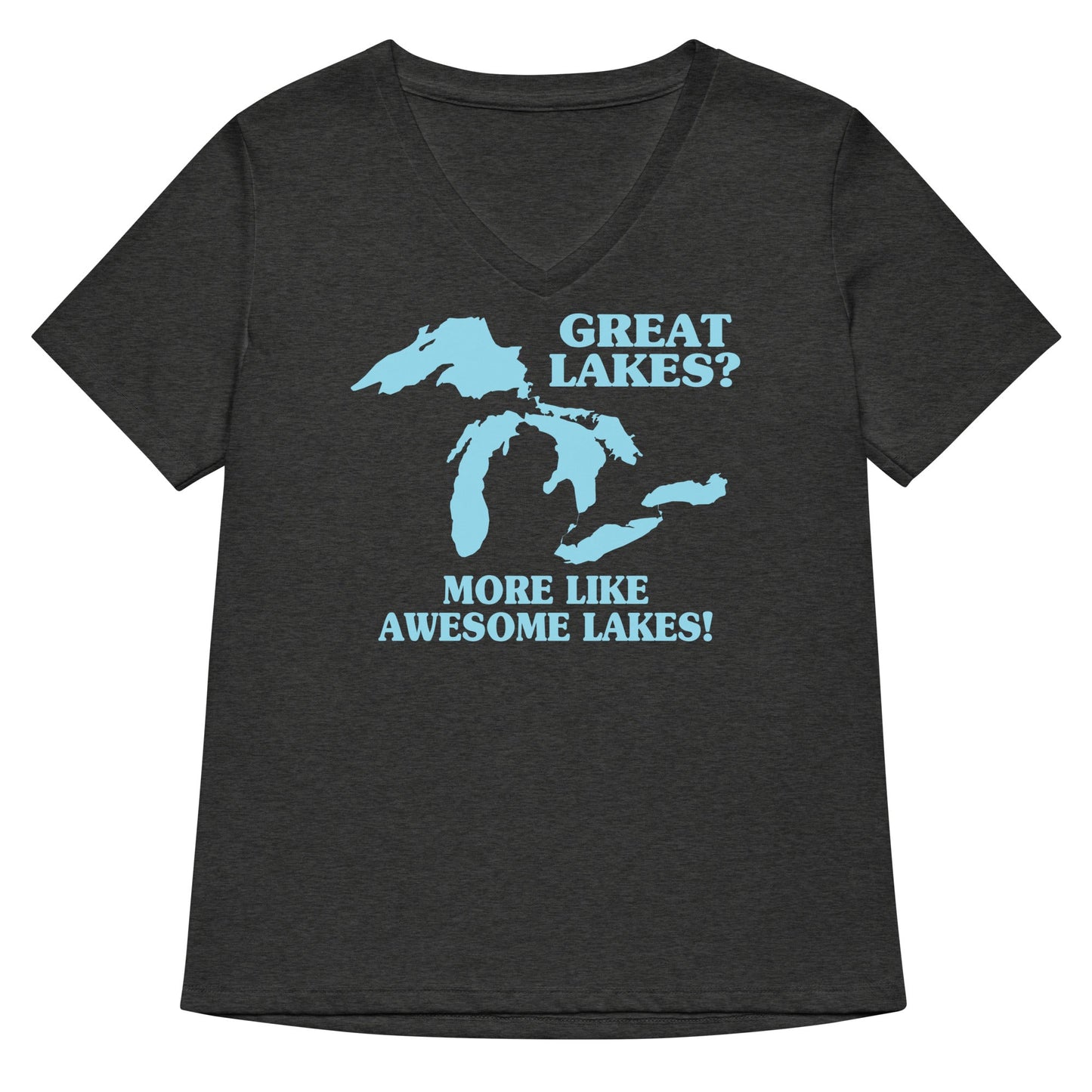 Great Lakes? Women's V-Neck Tee