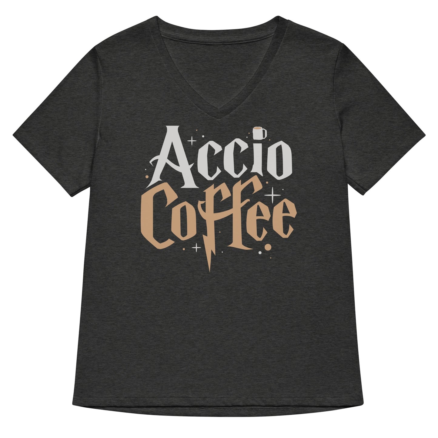 Accio Coffee Women's V-Neck Tee