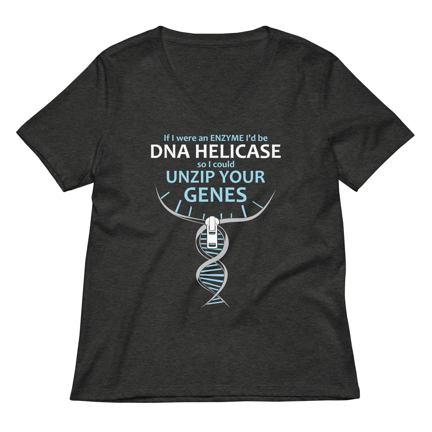 DNA Helicase Women's V-Neck Tee