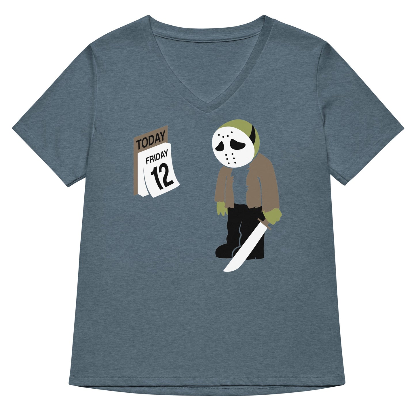 Friday the 12th Women's V-Neck Tee