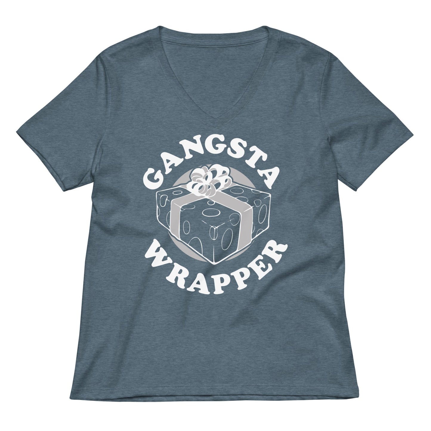 Gangsta Wrapper Women's V-Neck Tee