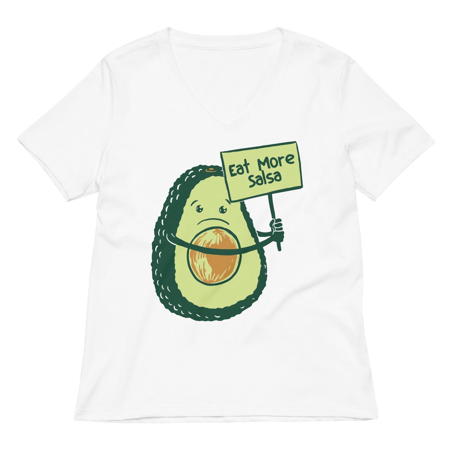 Eat More Salsa Women's V-Neck Tee