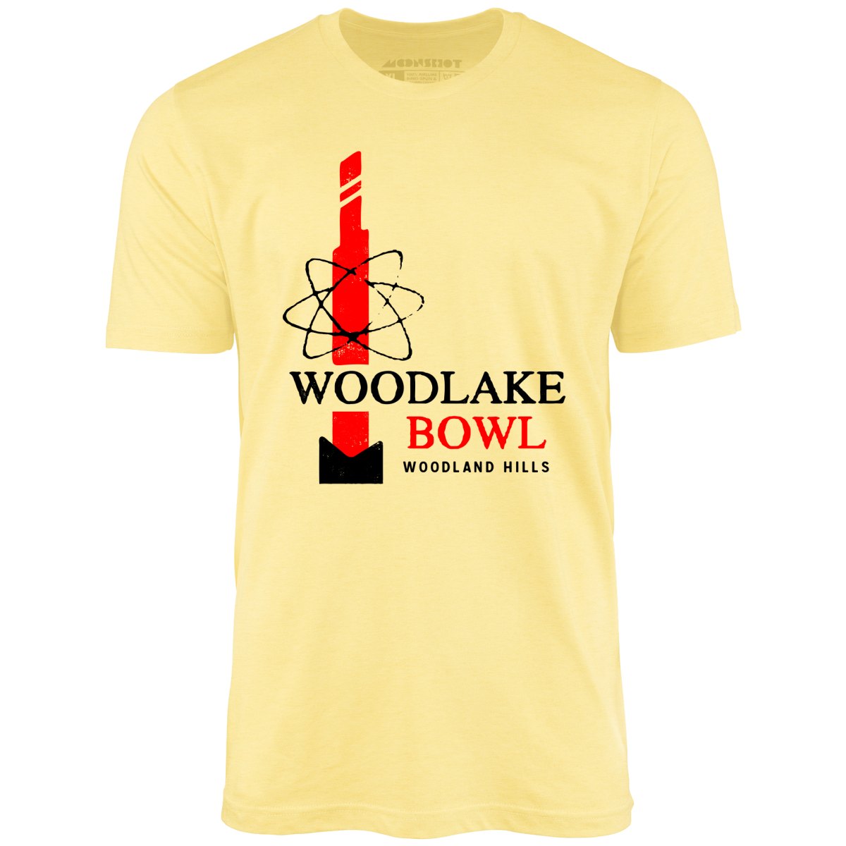 Woodlake Bowl - Woodland Hills, CA - Vintage Bowling Alley - Unisex T-Shirt