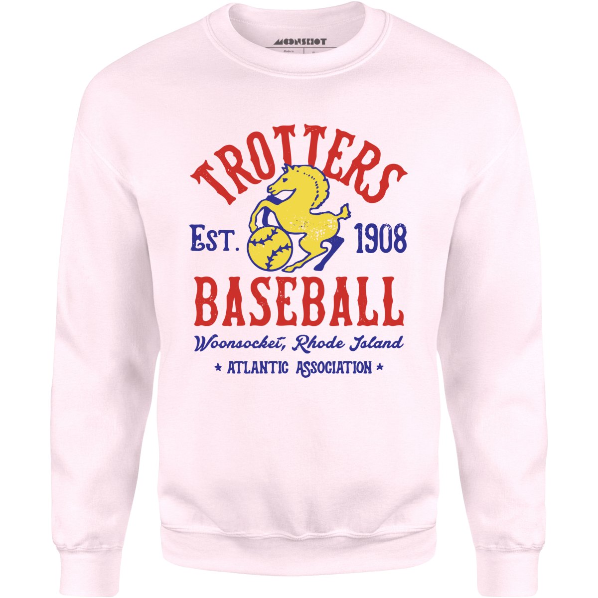 Woonsocket Trotters - Rhode Island - Vintage Defunct Baseball Teams - Unisex Sweatshirt