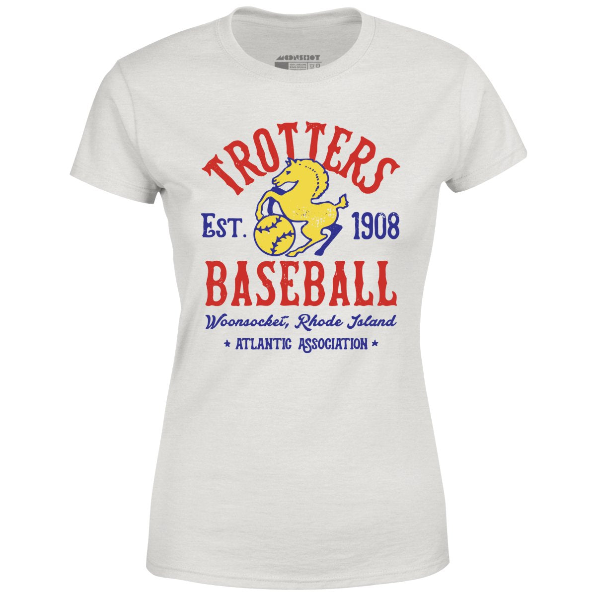 Woonsocket Trotters - Rhode Island - Vintage Defunct Baseball Teams - Women's T-Shirt