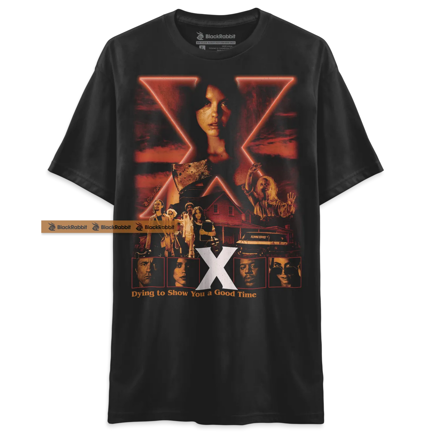 X Mia Goth Dying To Show You A Good Time Horror Slasher Movie Poster Inspired Unisex Classic T-Shirt