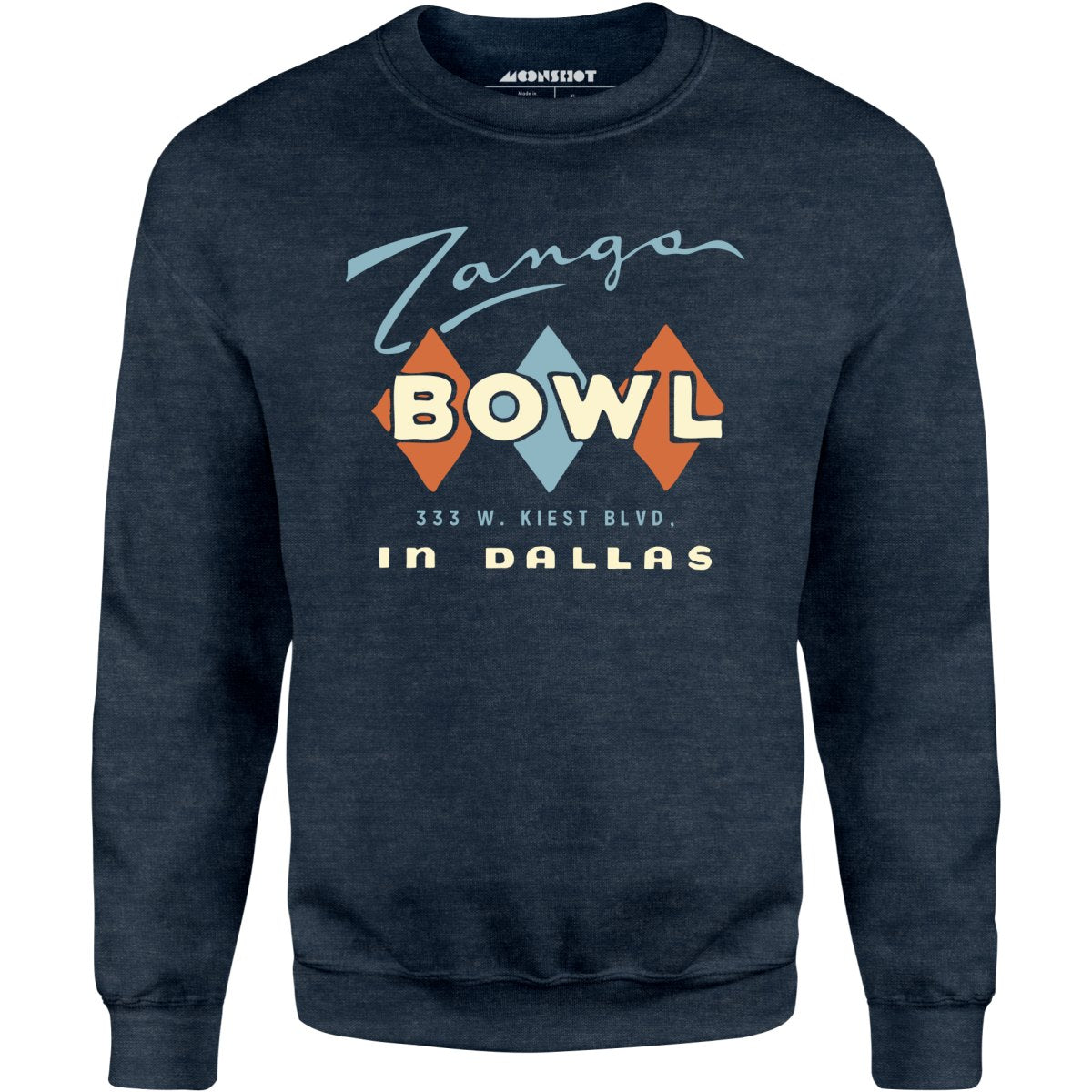 Zangs Bowl - Dallas, TX - Vintage Bowling Alley - Unisex Sweatshirt