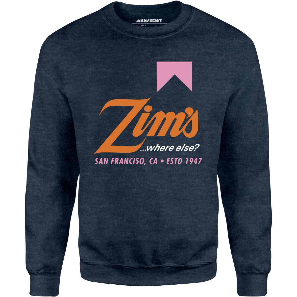 Zim's Hamburgers v3 - San Francisco, CA - Vintage Restaurant - Unisex Sweatshirt