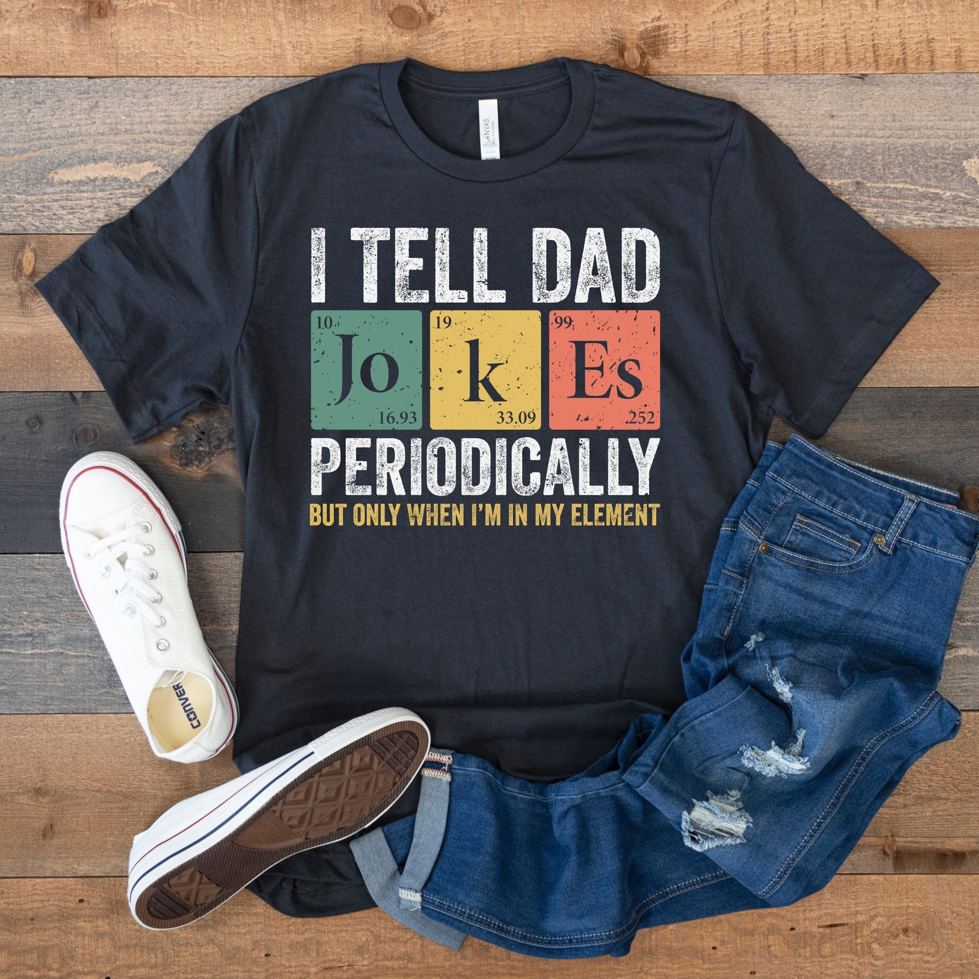 Dad Joke Fathers Day Dad Dad Jokes Pun Dad Son Periodic Table Dad (1)
